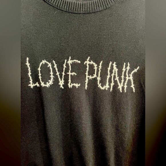 Zadig & Voltaire Miss Love Punk Intarsia black  Sweater Size Small. NWT - Picture 5 of 10